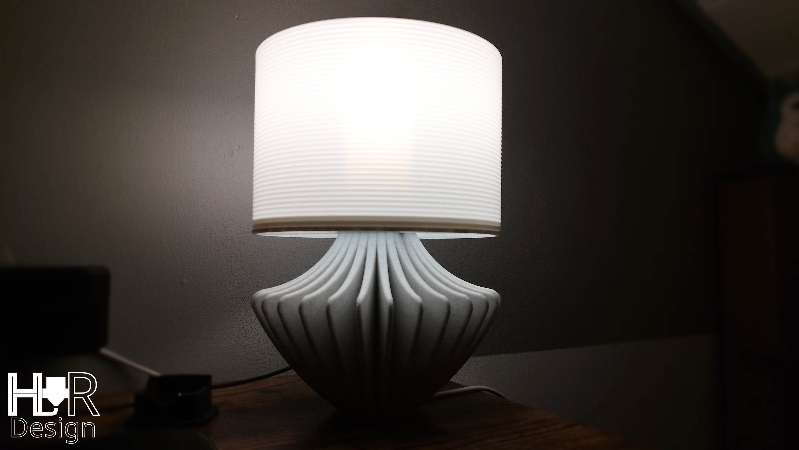 Tischlampe Umbrella Marmor