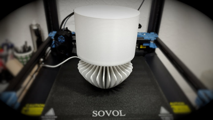 Tischlampe Umbrella Marmor