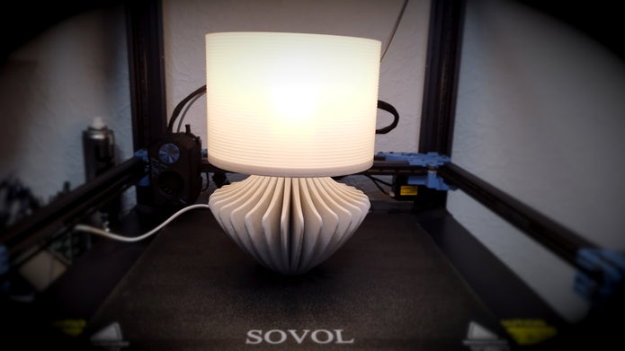 Tischlampe Umbrella Marmor