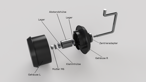 Yuka 1500/2000 Vorderrad inkl. Lager