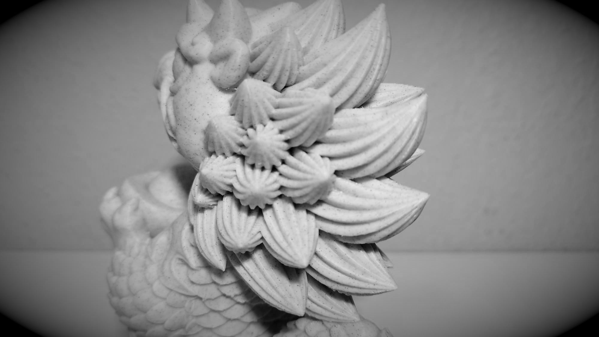 Asiatischer Drache Marmorptik