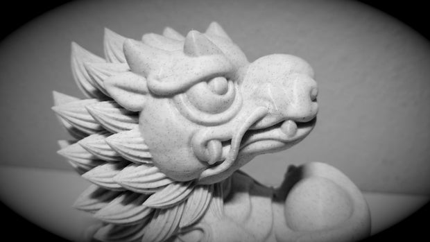 Asiatischer Drache Marmorptik