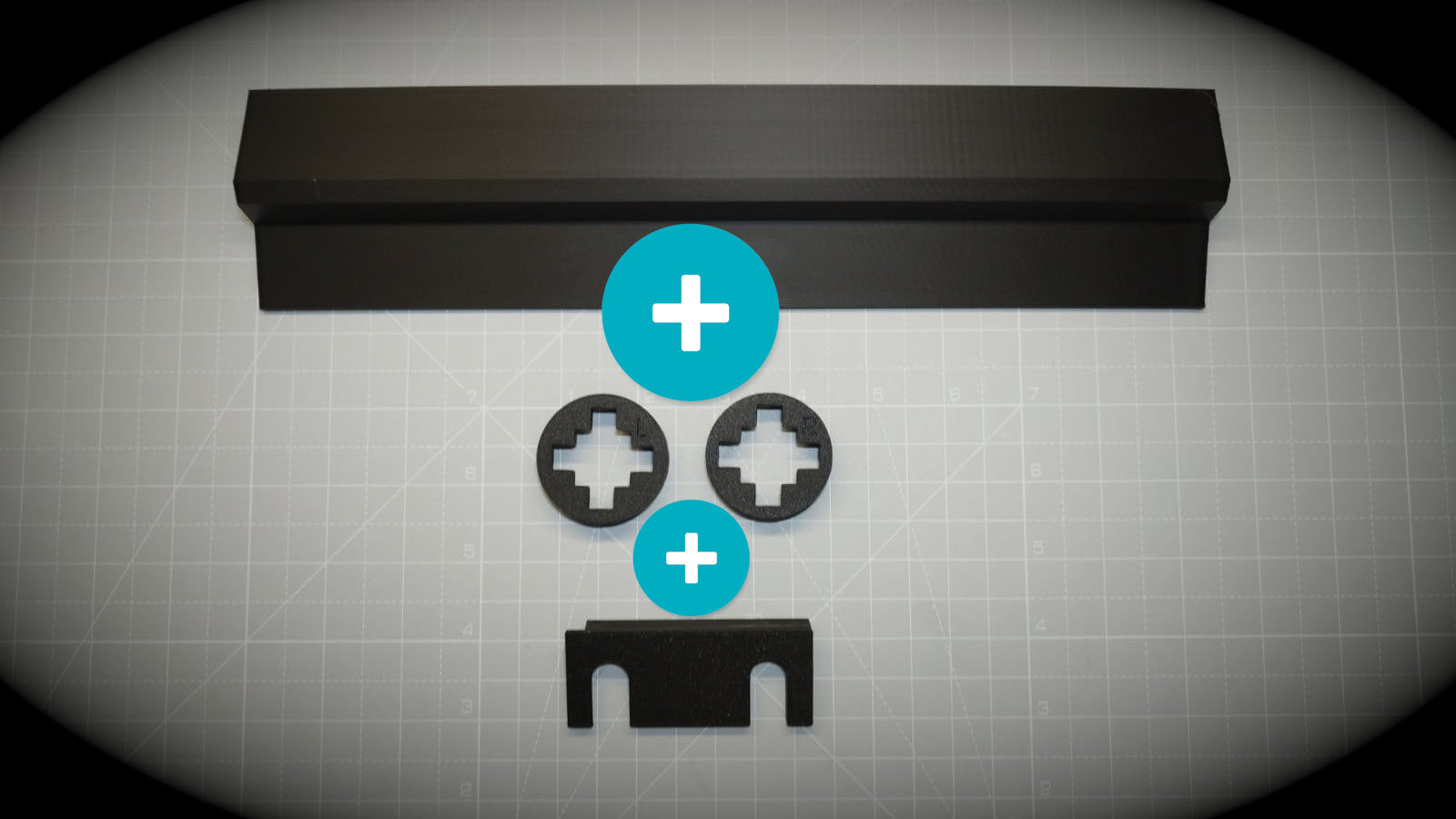 Yuka 1500/2000 Bundle L, Höhenausgleich + Auffangkorb Modifikation + Klemmschutz