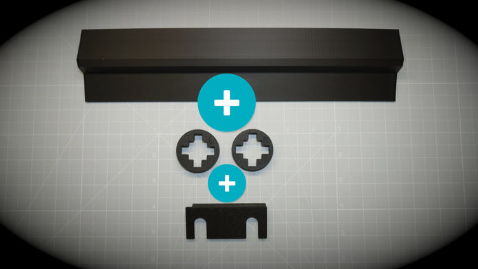 Yuka 1500/2000 Bundle L, Höhenausgleich + Auffangkorb Modifikation + Klemmschutz