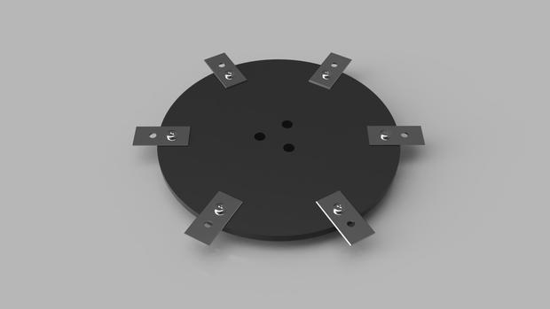 Luba 1 & 2 Messerteller 6 Klingen STL