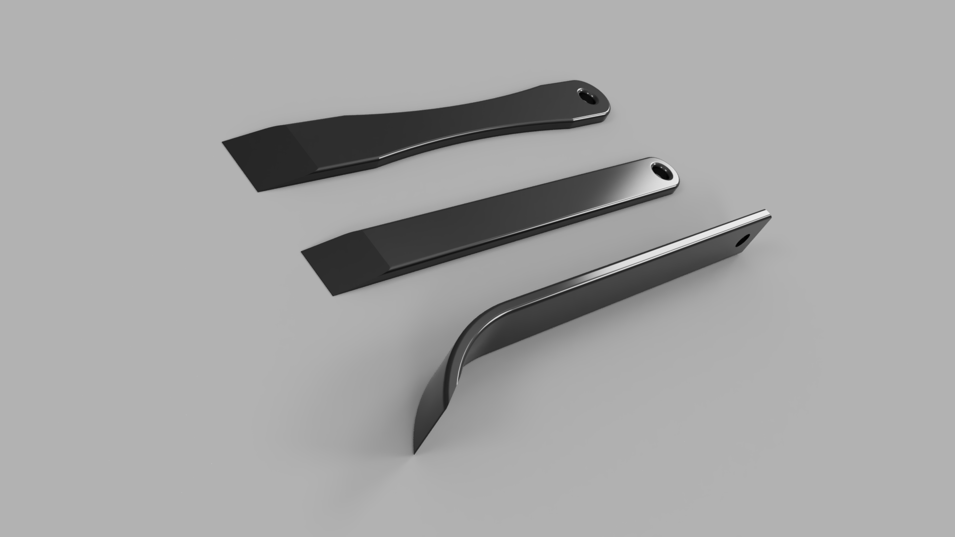 Kunststoffspachtel 3er Set